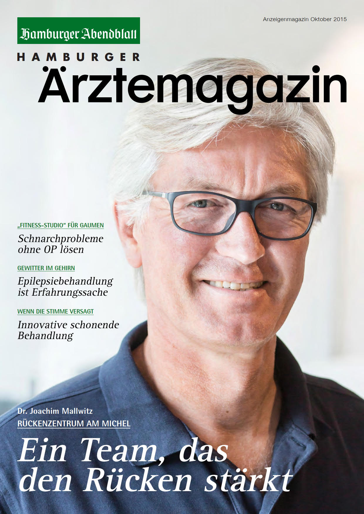 Hamburger Ärztemagazin -
Oktober 2015