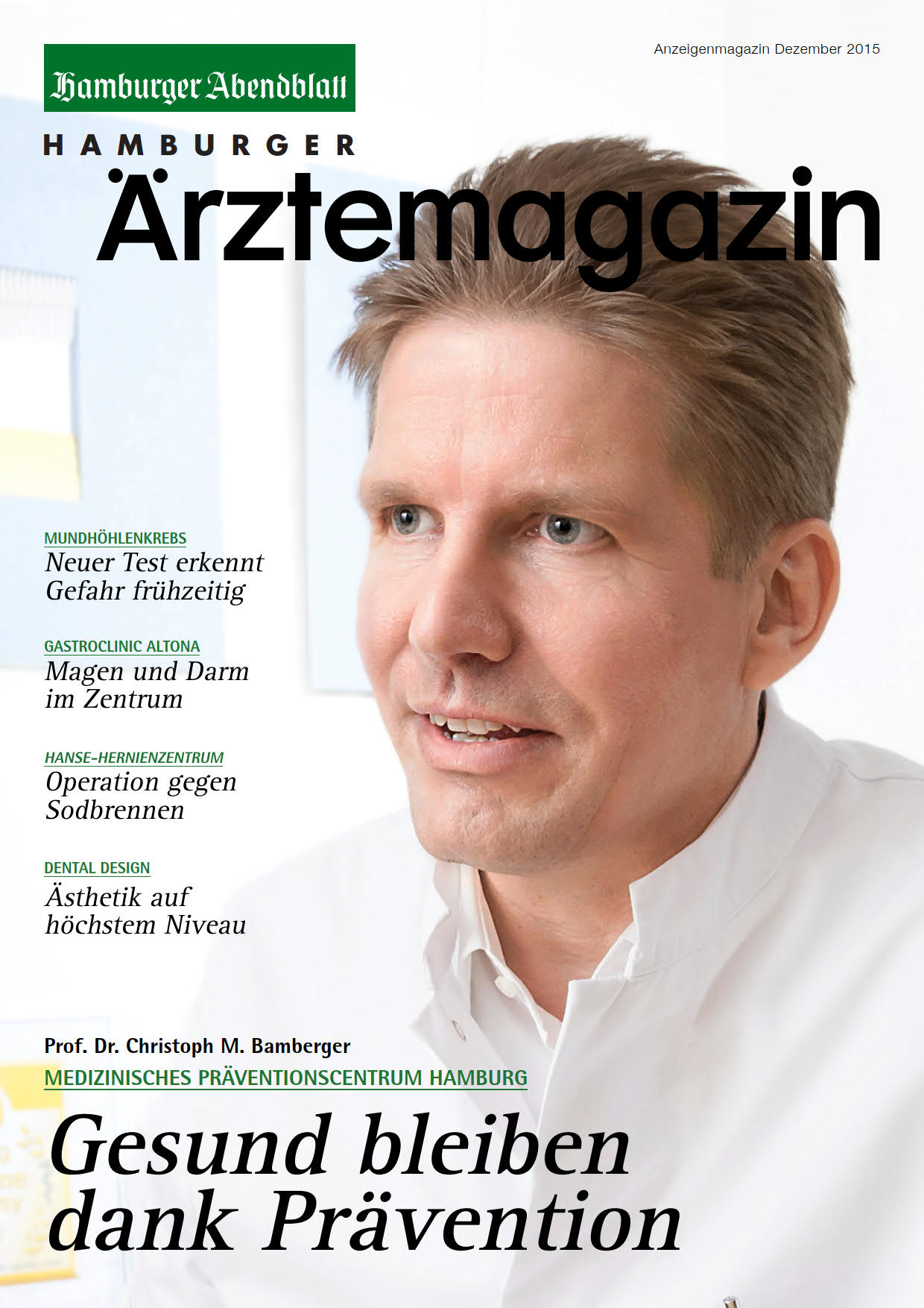 Hamburger Ärztemagazin -
Dezember 2015